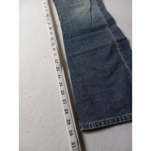 7 Seven bootcut size 26 blue denim jeans - Picture 8 of 10